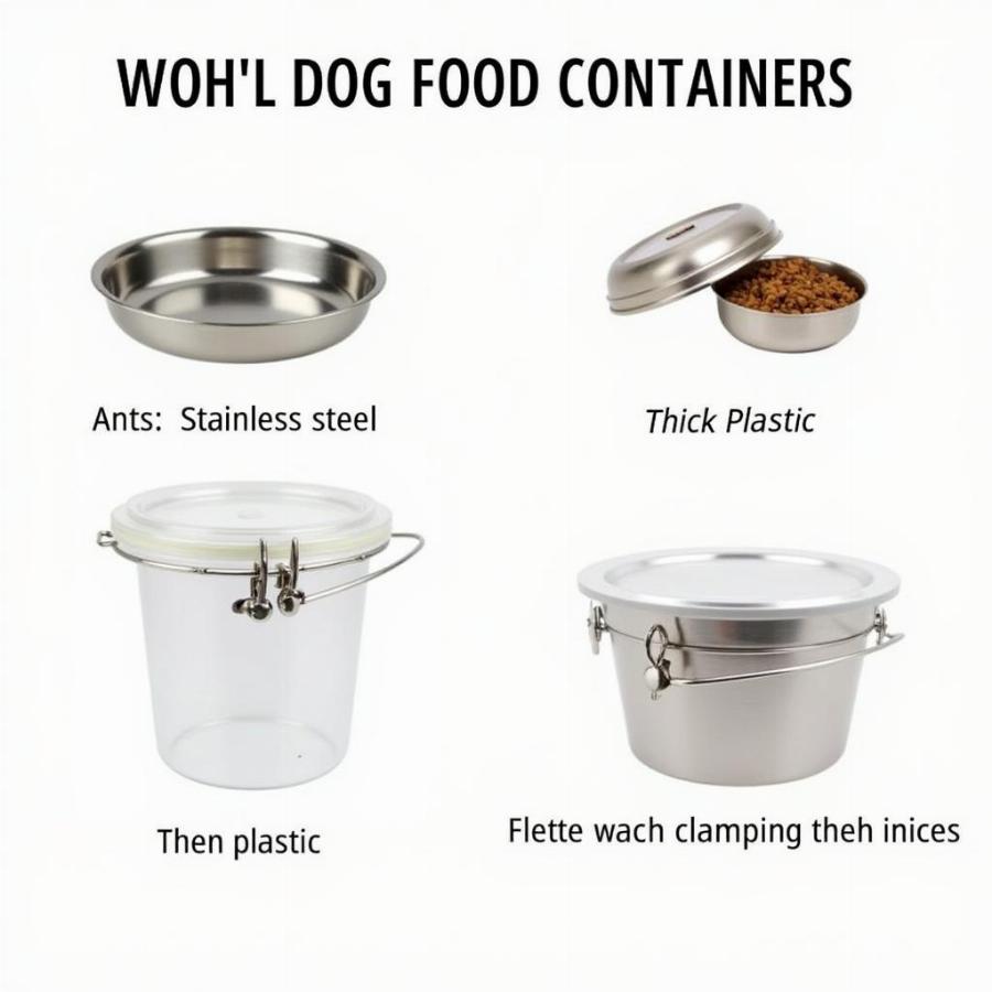 Airtight Dog Food Containers to Prevent Ant Infestations