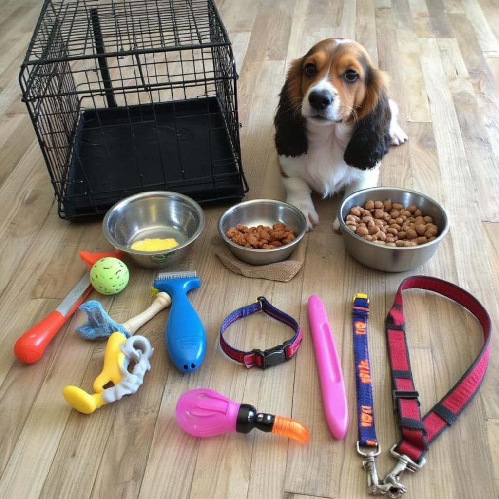 Essential Supplies for a Basset Hound Puppy