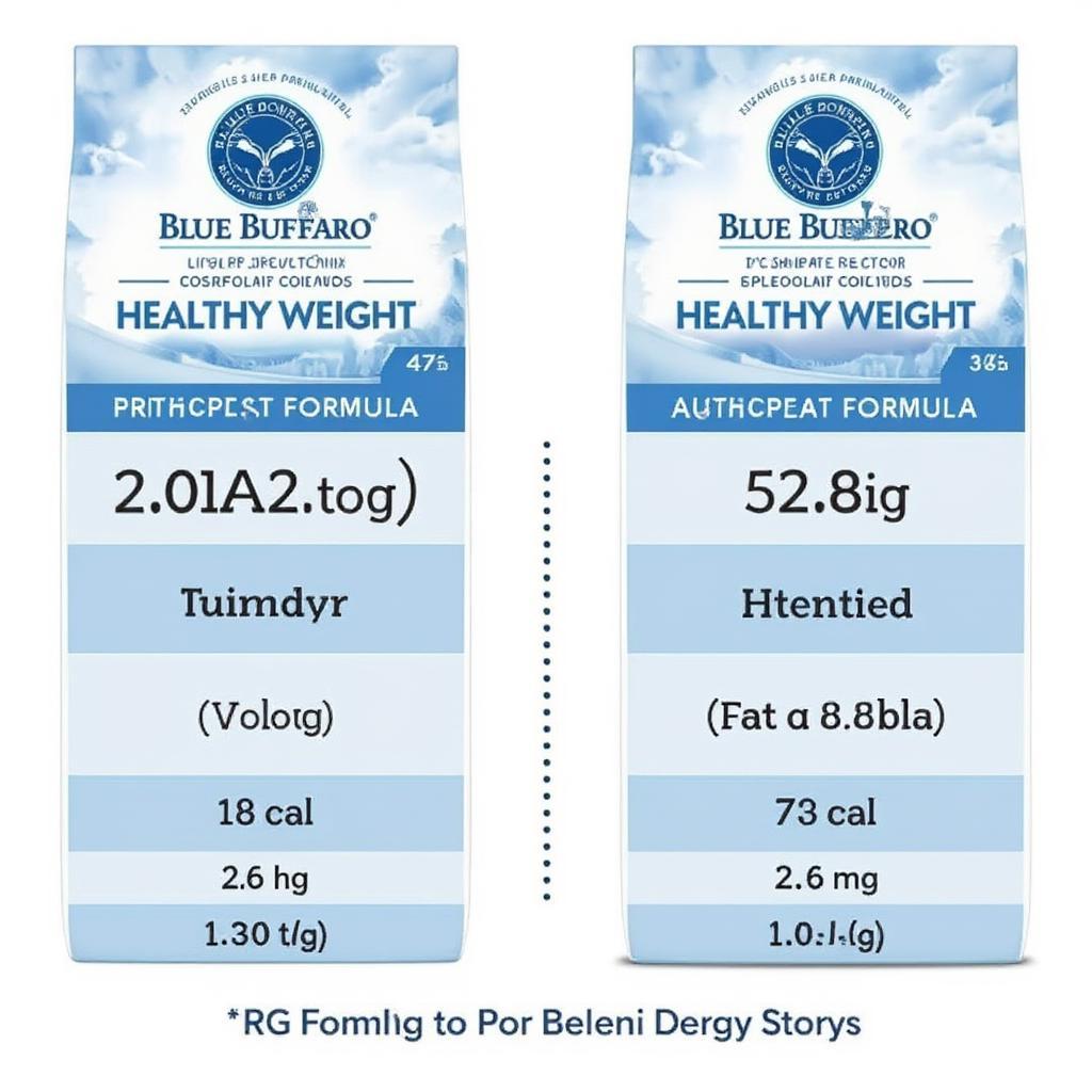 Comparing Dog Food Labels