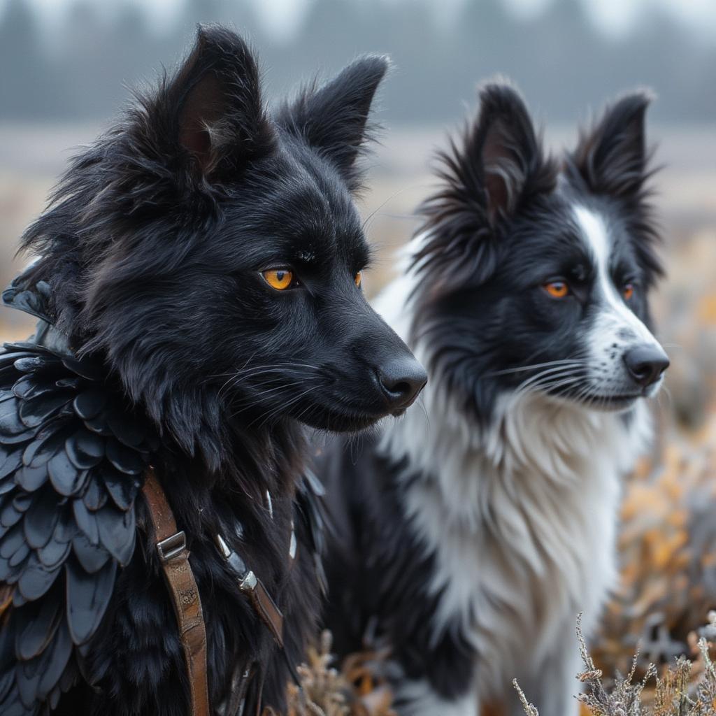 Crowfeather and Border Collie: Strategic Minds