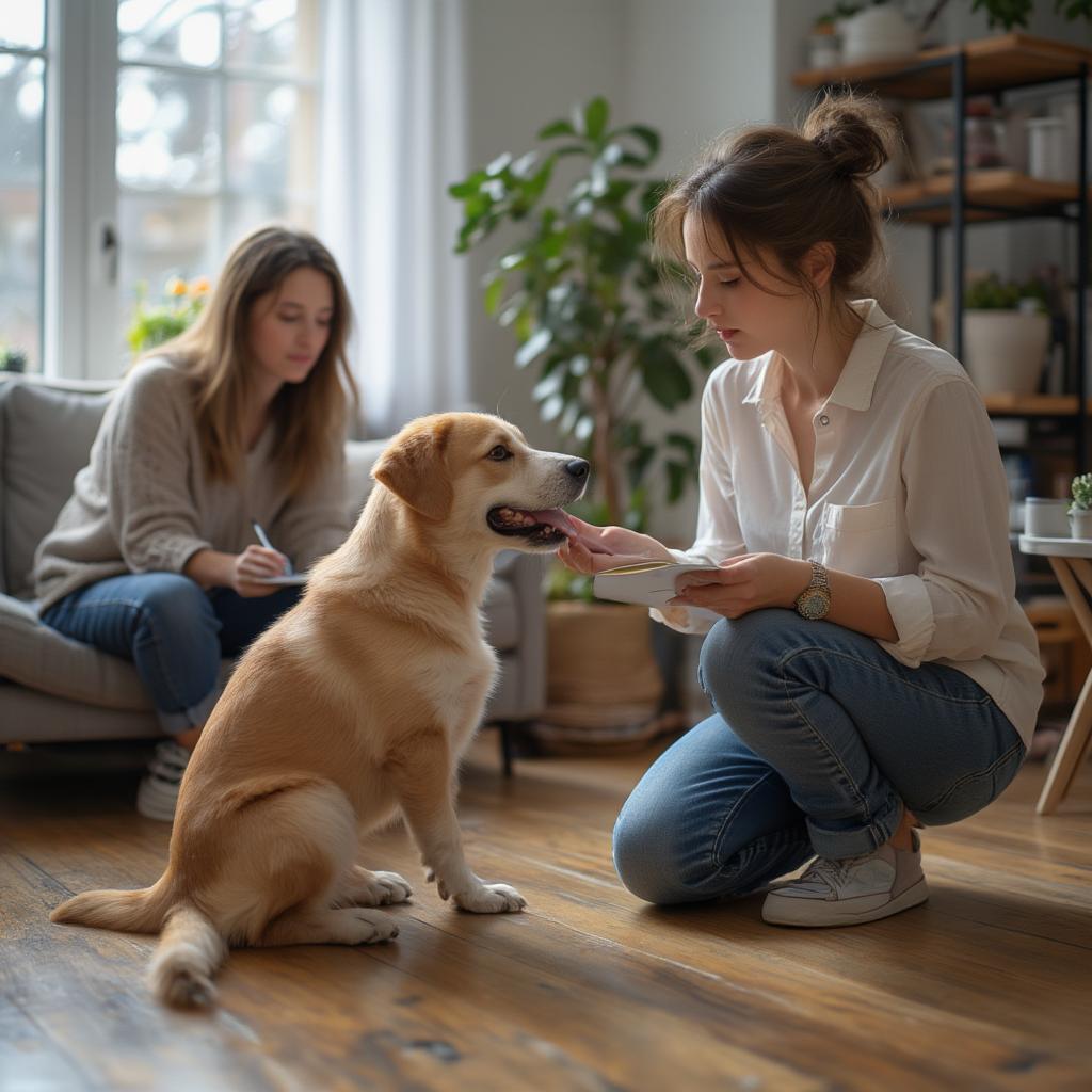 Dog behavior consultation for anxiety