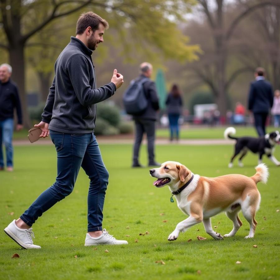 Dog Coming When Called With Distractions