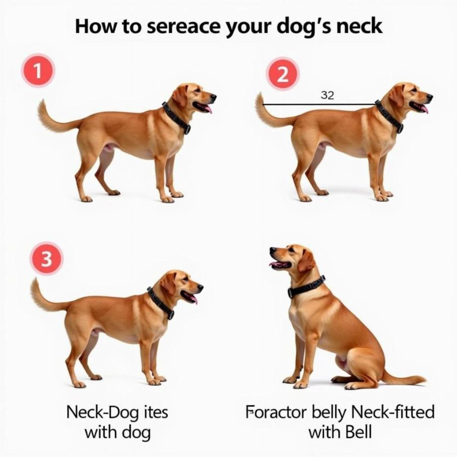 Properly Fitting a Dog Neck Belt with Bell