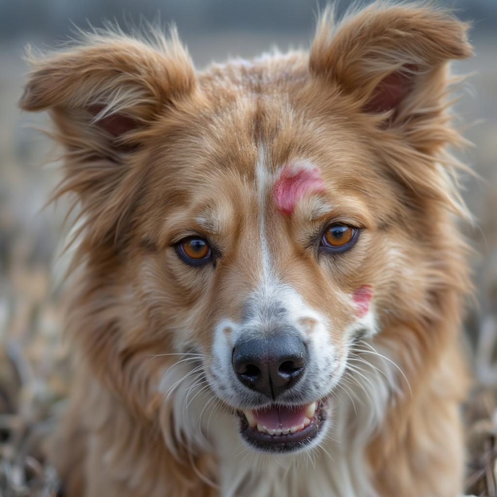 Dog Scratching Due to Flea Infestation