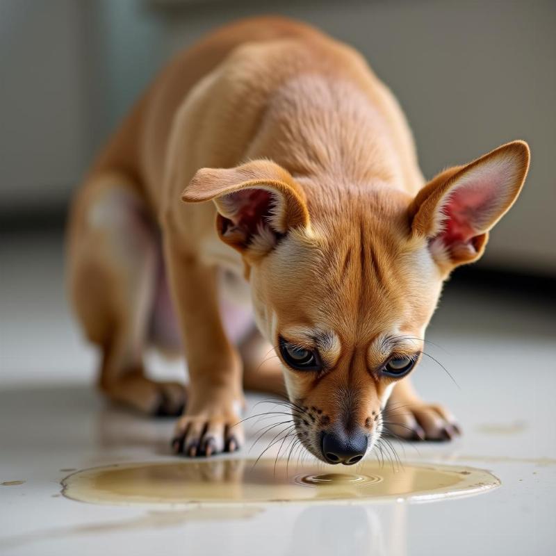 Dog Straining to Urinate - Signs of Bladder Infection