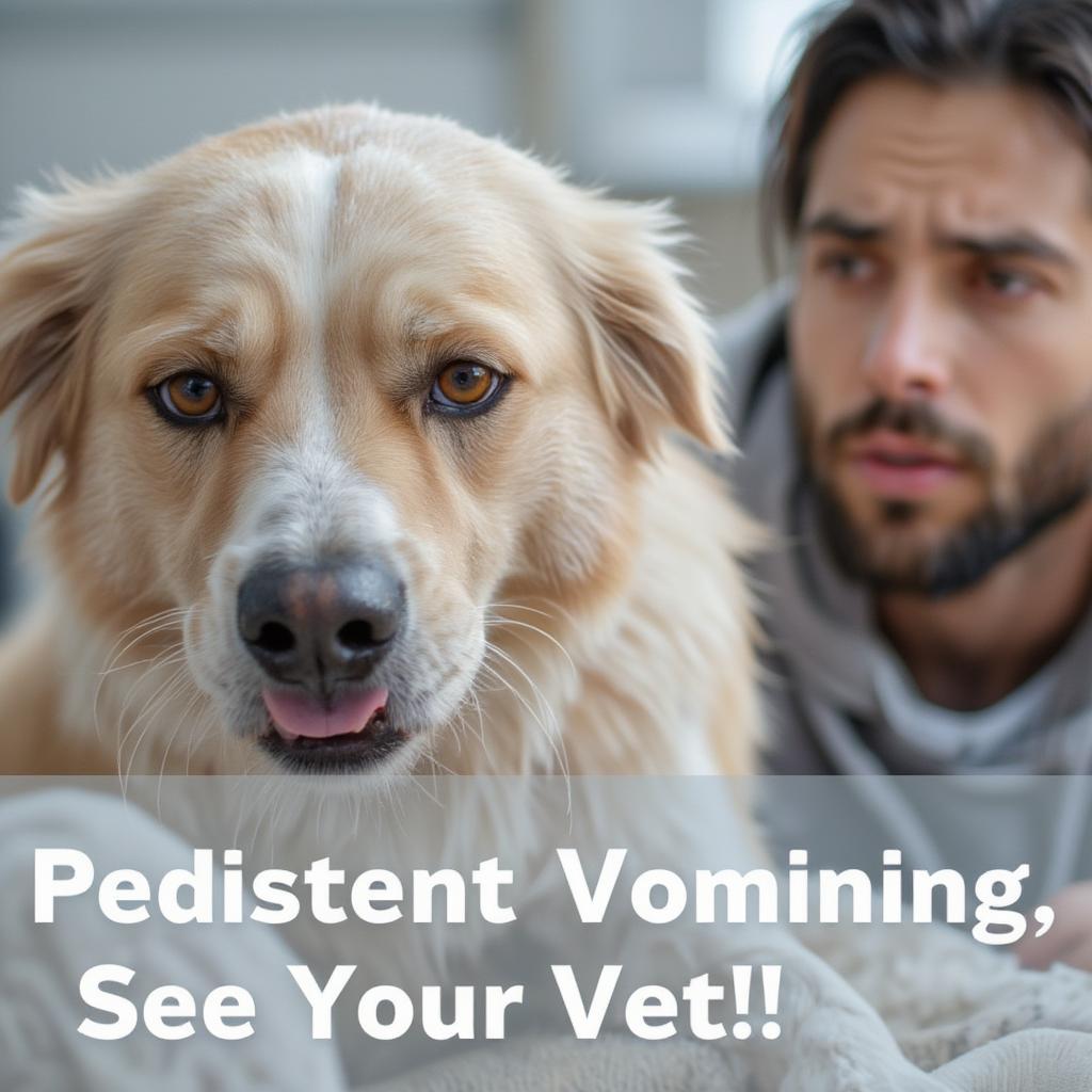 Dog Exhibiting Vomiting Symptoms - When to Visit the Vet