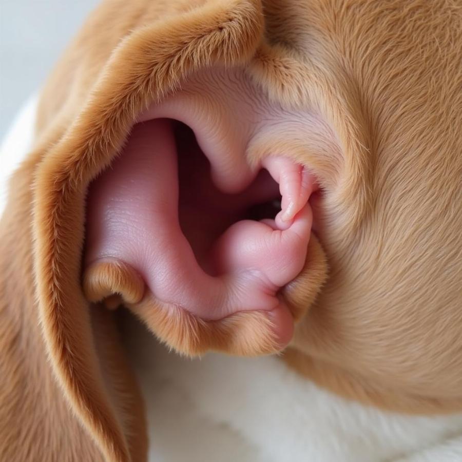 Dog with Healthy Ears