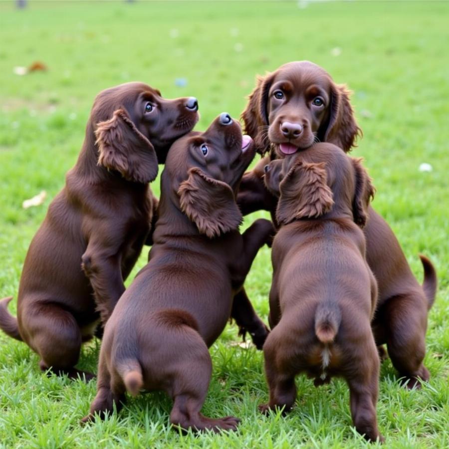 Playful English Working Cocker Spaniel Puppies