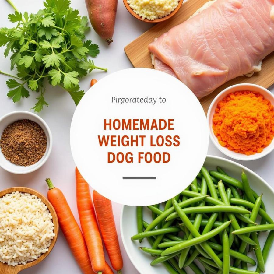 Ingredients for Homemade Dog Food for Weight Loss