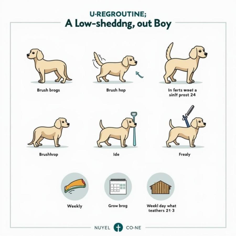 Low-Shedding Dog Grooming Routine