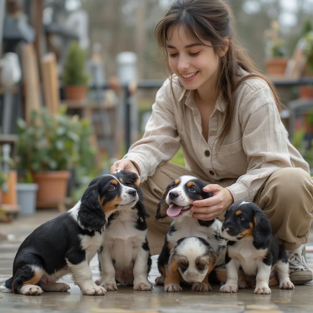 Miniature Basset Hound Puppies with Breeder