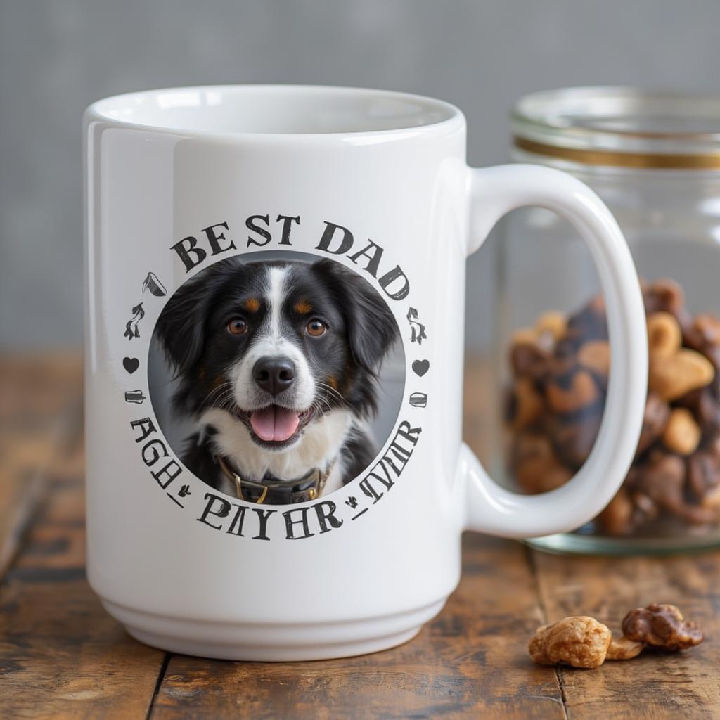 Personalized Father's Day Mug for Dog Dads