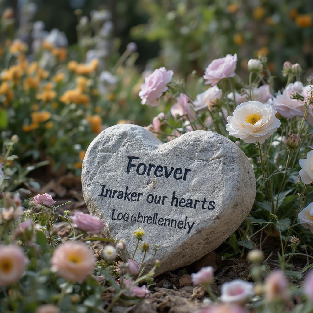 Engraved Pet Memorial Garden Stone