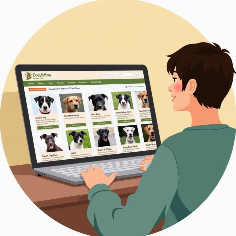 Searching for Senior Dogs Online