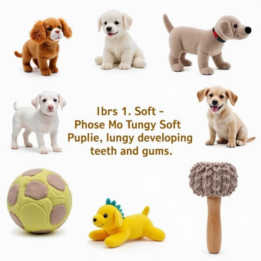 Soft Toys for 4-Week-Old Puppies