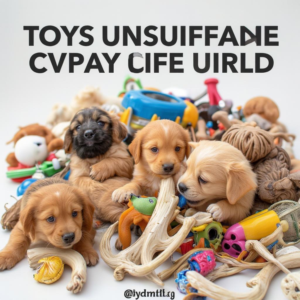 Unsafe Toys for Puppies: Choking Hazards and Toxic Materials