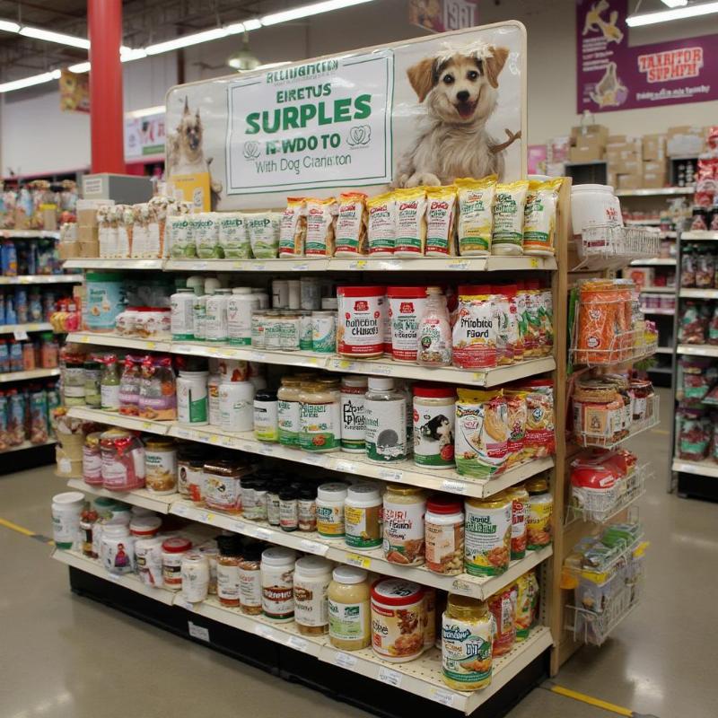 Tractor Supply Dog Probiotics Display