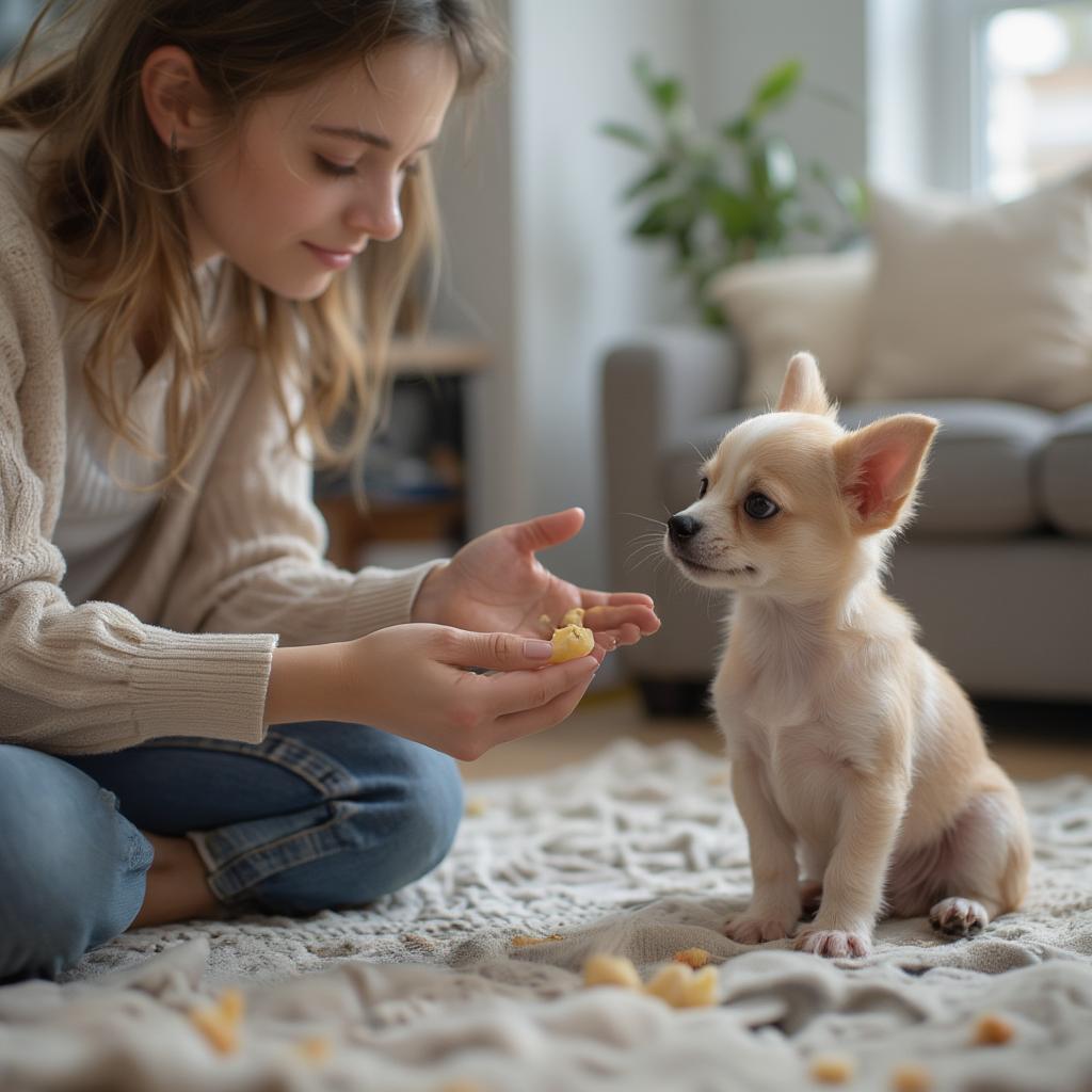 Training a Tiny Teacup Chihuahua