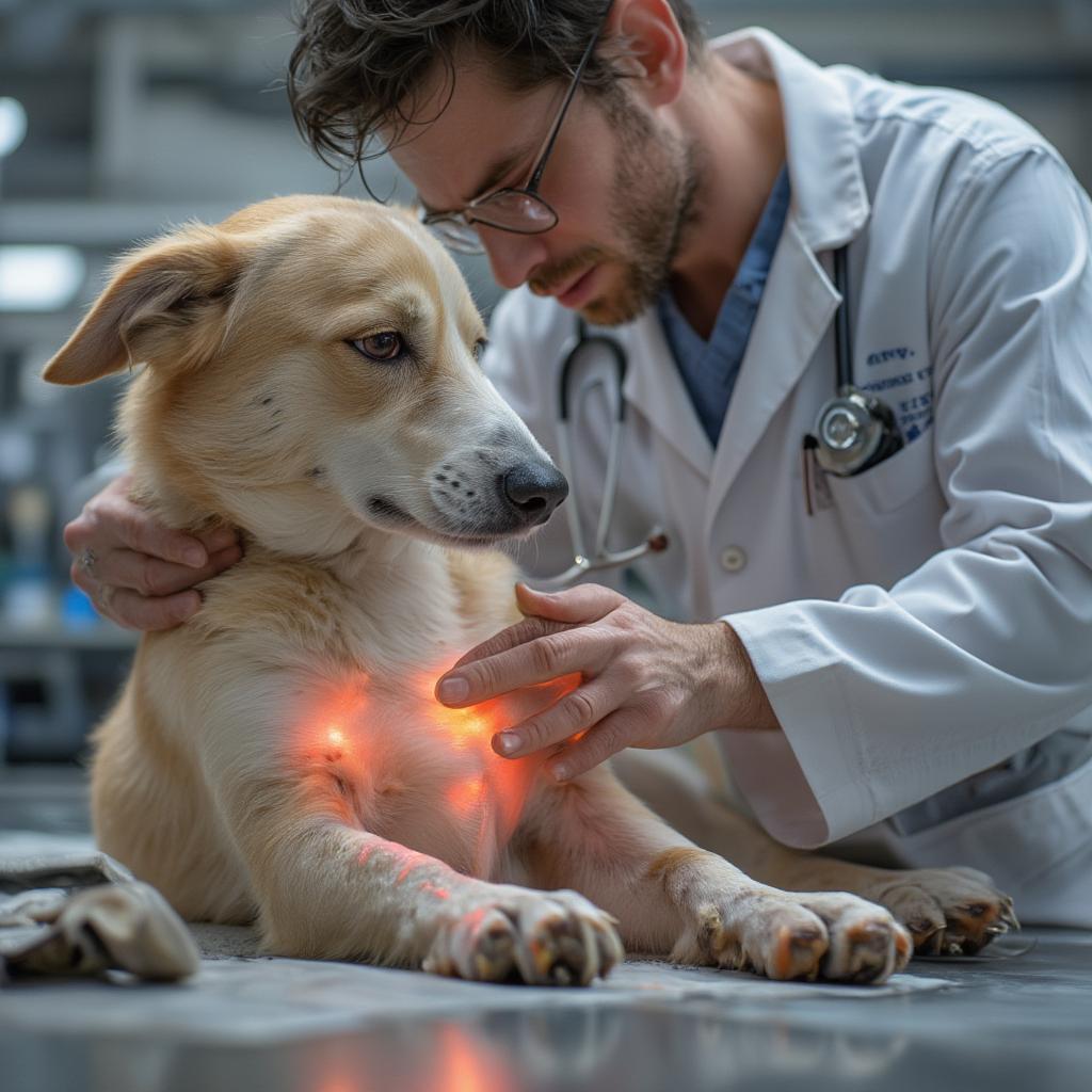 Veterinary Examination for Suspected Bloat