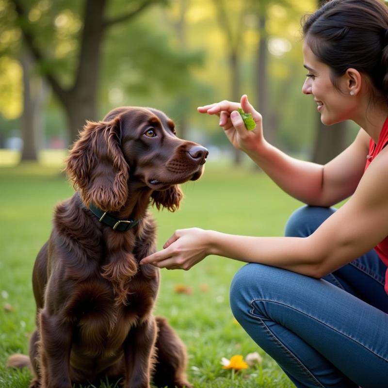 Working Cocker Spaniel Mastering Obedience Commands