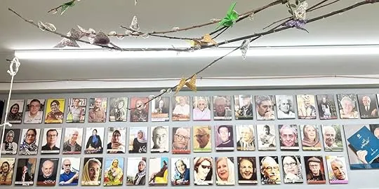 A display of carefully curated books and resources in a children's bookstore, symbolizing the valuable knowledge and thoughtful collections that help nurture understanding and care, much like observing urban wildlife sparks a deeper insight into pet health.