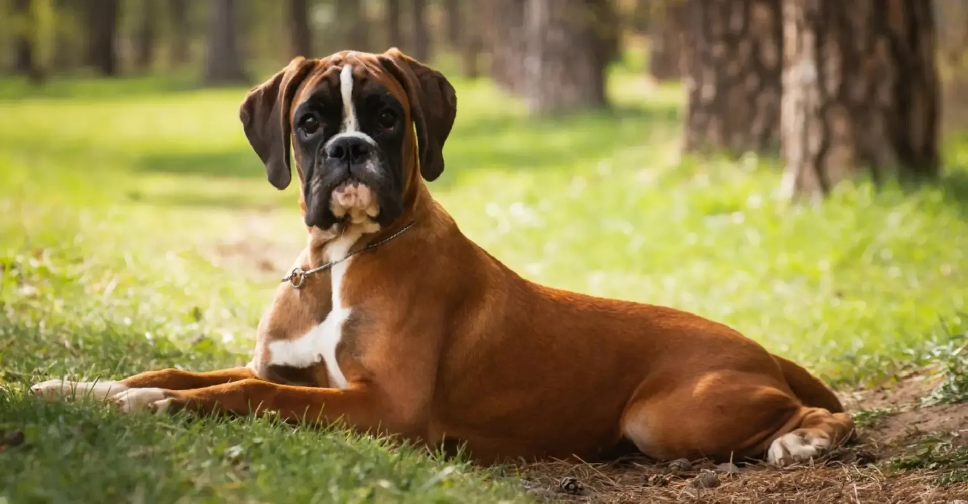 A dog with a sensitive stomach looking uncomfortable