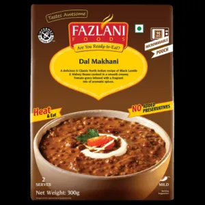 A rich and creamy bowl of Dal Makhani, a traditional Indian lentil dish.