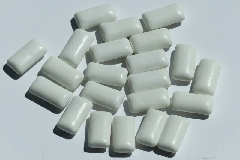 A sugar-free candy with Xylitol, a dangerous ingredient for dogs.