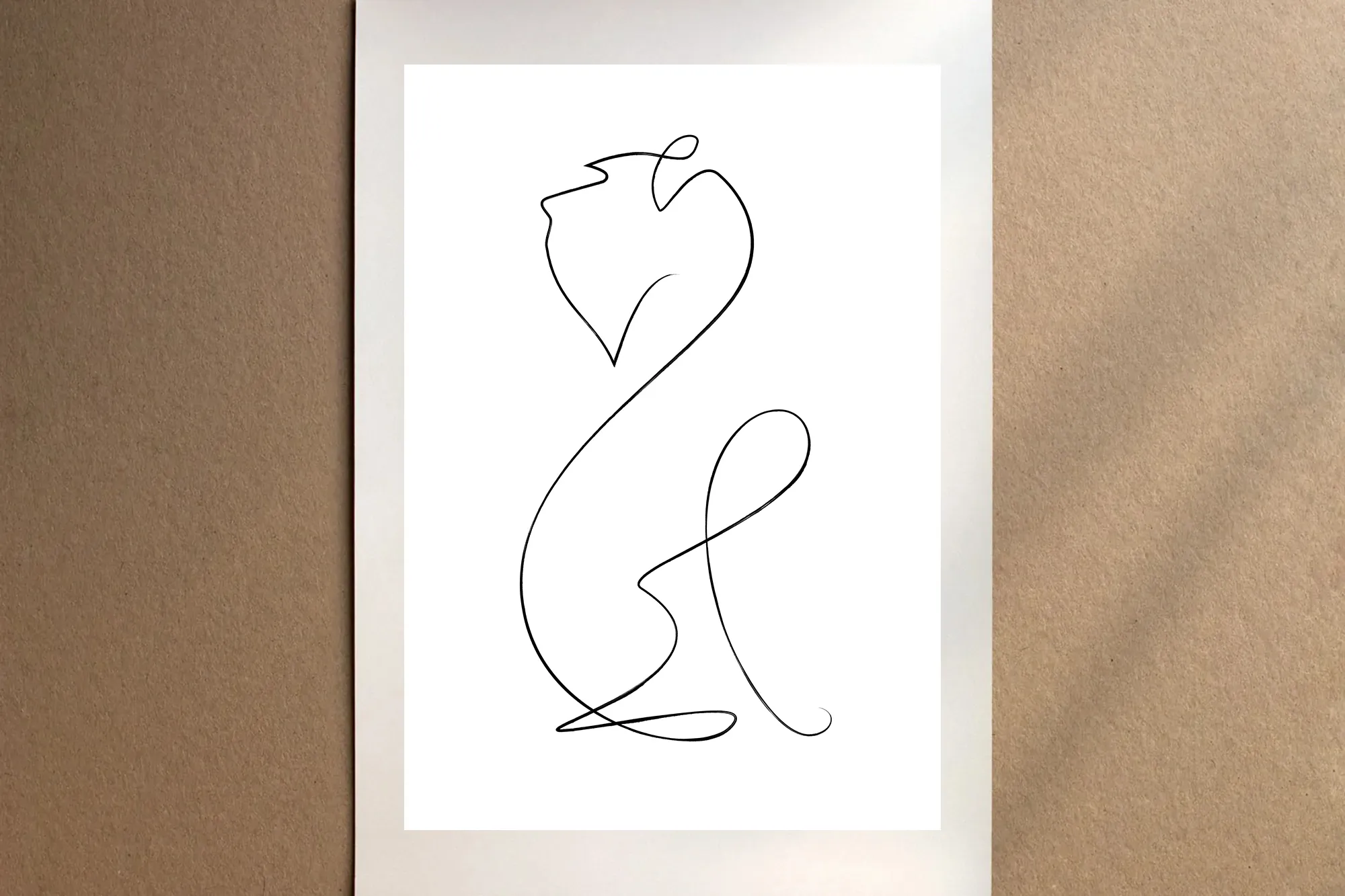 Animalist Custom Dog Print example