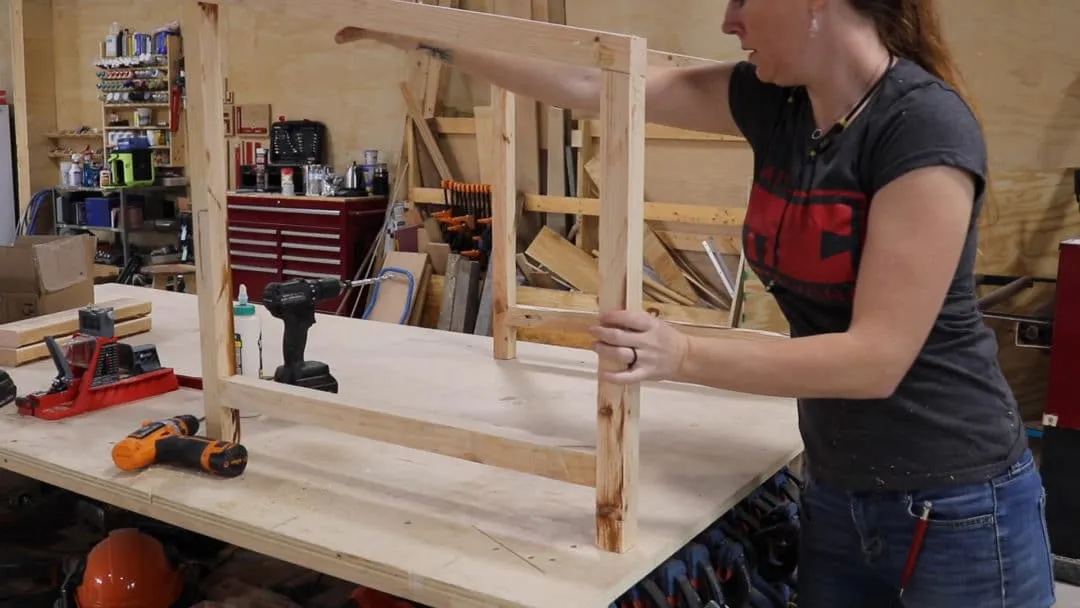 Assembling the front panel with an entry