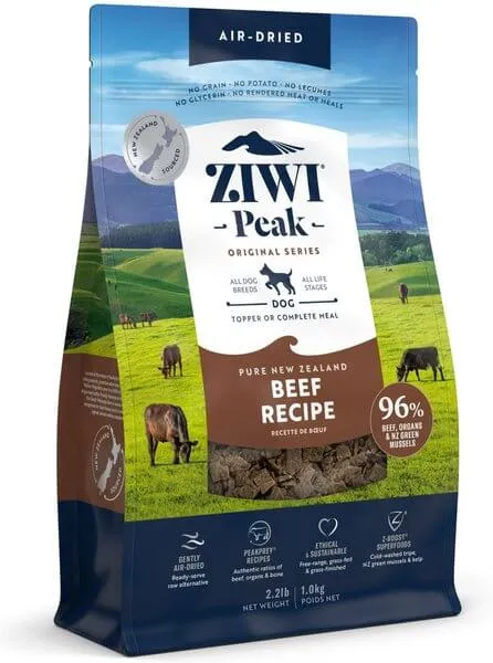 Beef heart is a key ingredient in Ziwi Peak Beef recipe, offering high protein and essential nutrients.
