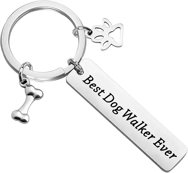 Best Dog Walker Keychain