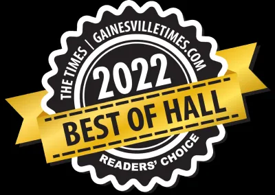 Best of Hall Award 2022 logo, showcasing veterinary distinction.