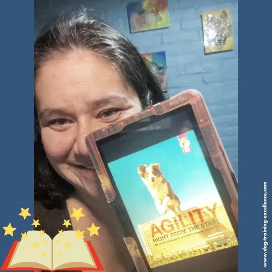 Book cover for 'Agility: Right from the Start' by Bertilsson & Johnson-Vegh, for developing foundational skills in puppies