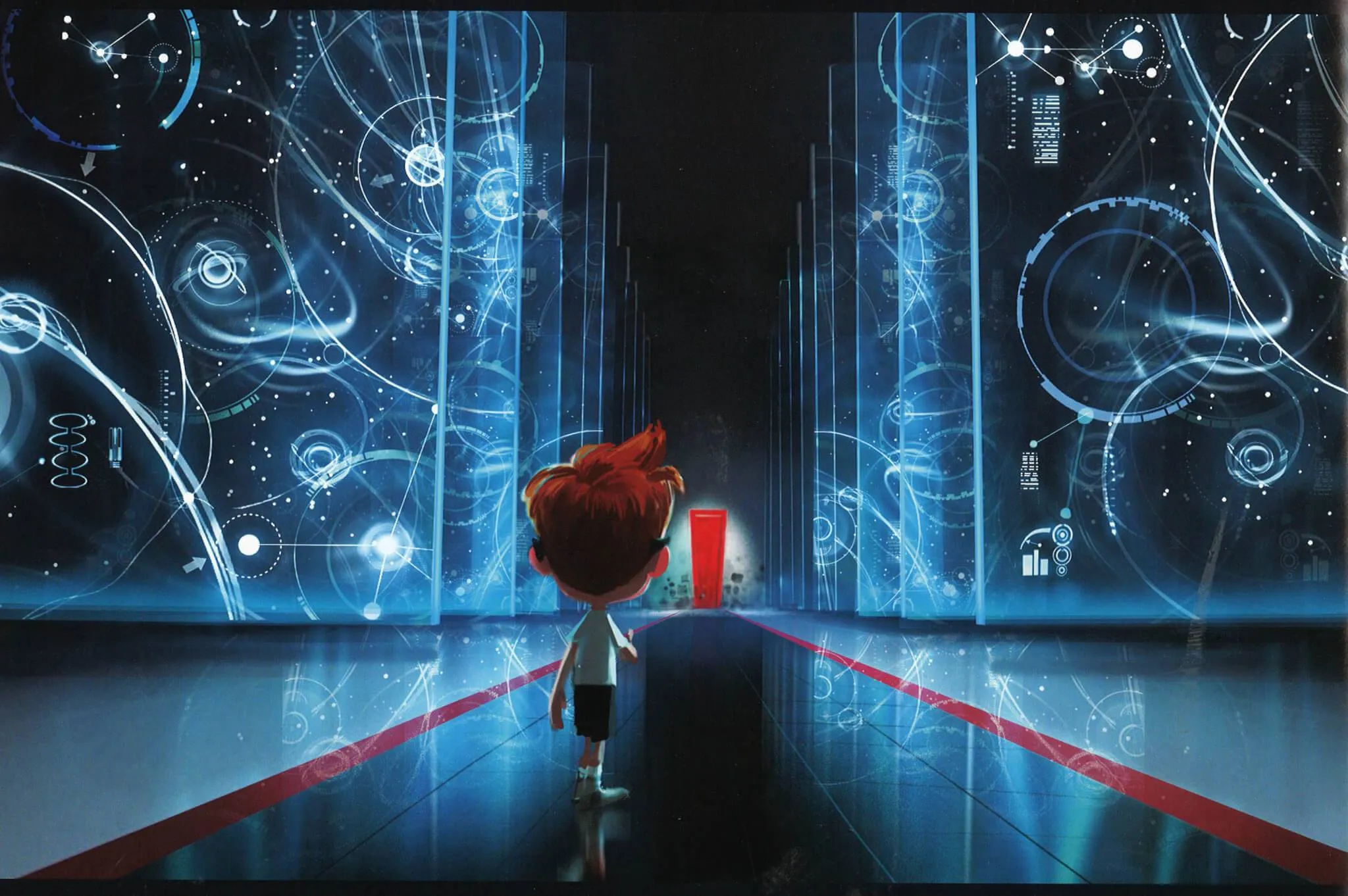 Book cover or a scene from Mr. Peabody & Sherman