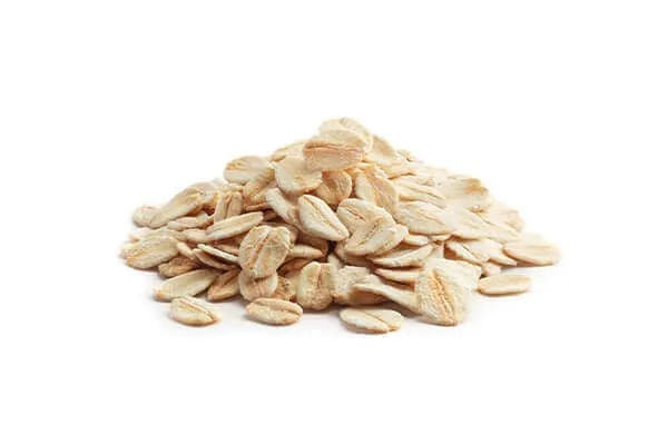 Bowl of oatmeal, a healthy grain and source of B vitamins for canine energy