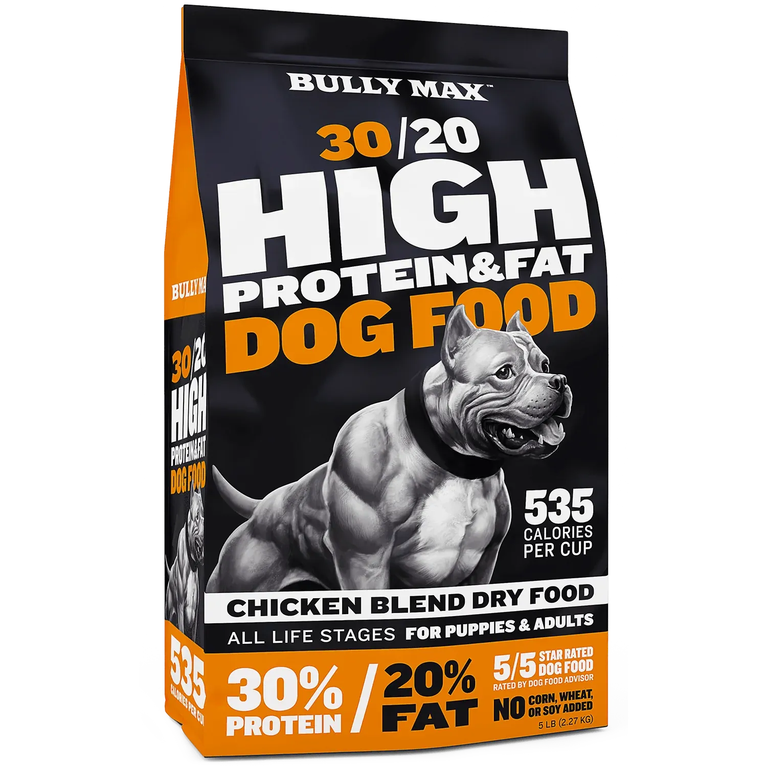 Bully Max High Performance Dog Food packaging for review
