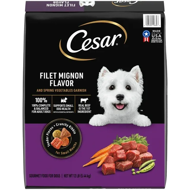 Cesar Small Breed Filet Mignon Flavor Dry Dog Food