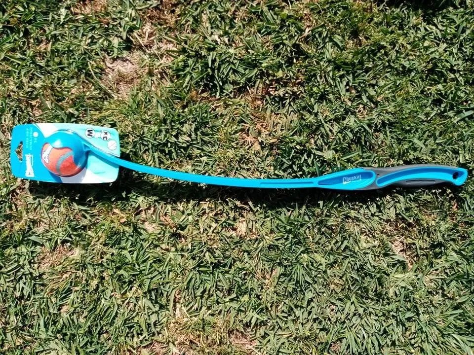 ChuckIt Ultra Grip Dog Ball Launcher for long-distance fetch