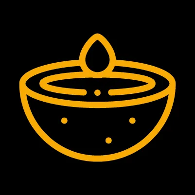 Coconut icon, representing the hydrating and long-lasting benefits of coconut oil and water in dog dental products