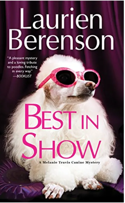 Cover of a Melanie Travis Canine Mystery book featuring poodles