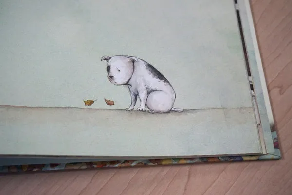 Cover of 'Sad, the Dog' book, depicting a forlorn but hopeful dog, central to the discussion of 'sad the dog book' and its journey of finding belonging.