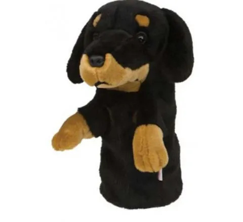 Dachshund golf club headcover, a specific breed-themed Christmas present from dog to dad