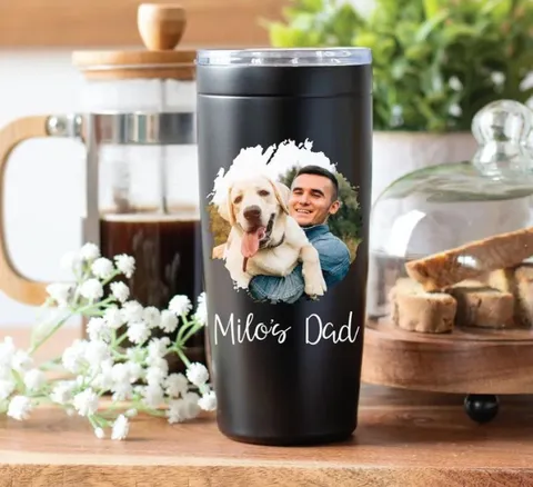 Dog Photo Tumbler