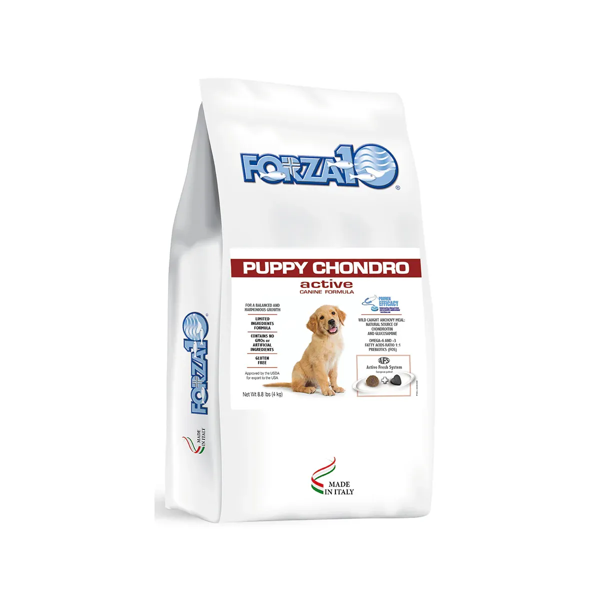 Forza10 Active Line Dog Food bag, a representative product from the range