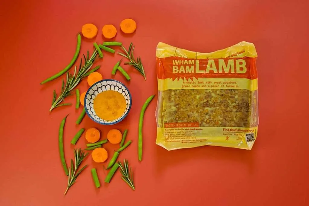 Fresh Butternut Box Wham Bam Lamb recipe for dogs