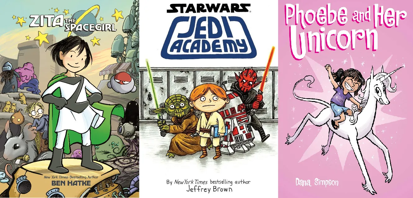 Friendly cartoon robot character, illustrating the imaginative and fantastical elements like robots and aliens that appeal to young readers in books similar to Dog Man.