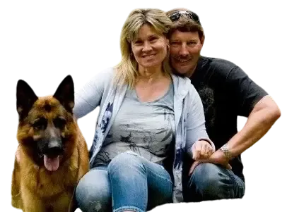 German Shepherd sitting