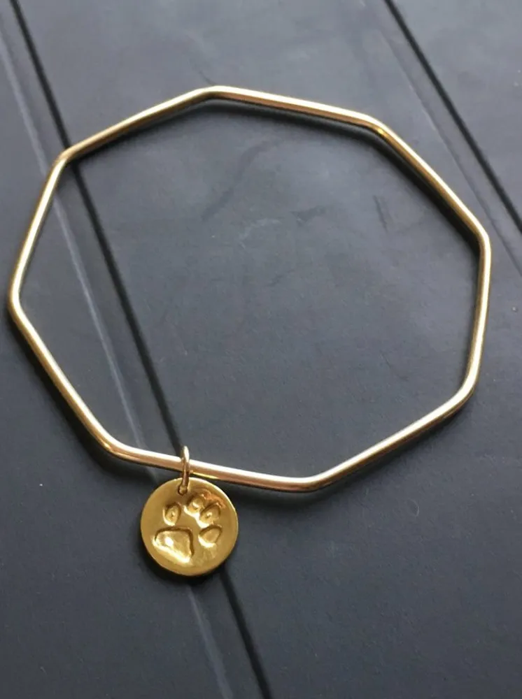 Goldstone Design paw print charm