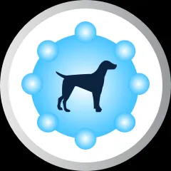Icon representing scientifically proven quality in pet food